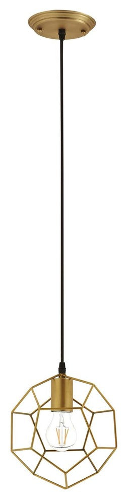 Pique Gold Metal Ceiling Fixture