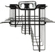 STORAGE WITH STYLE Â® Hanging Pan Organizer with Lid Storage, Black Nickel Finish