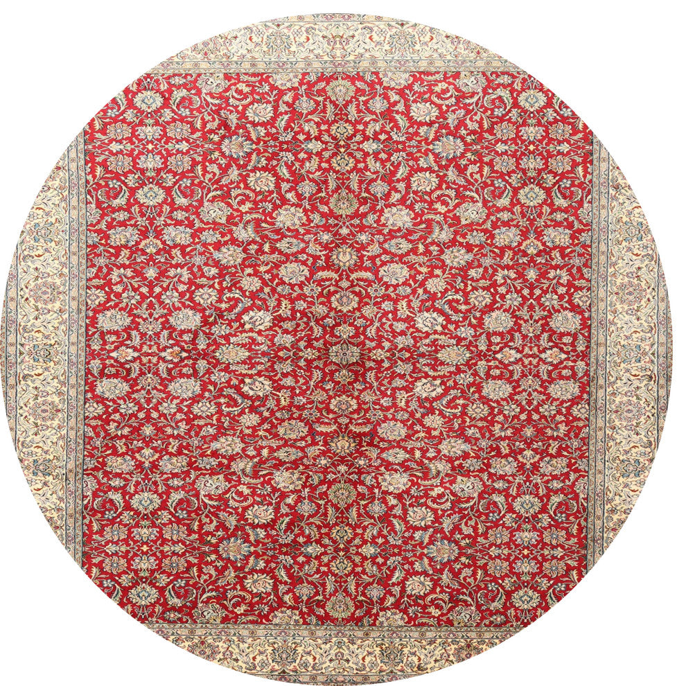 Ahgly Company Indoor Round Traditional Area Rugs, 3' Round