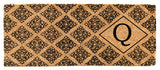 Regency Monogram Doormat, 18"x46"x1.5", Q
