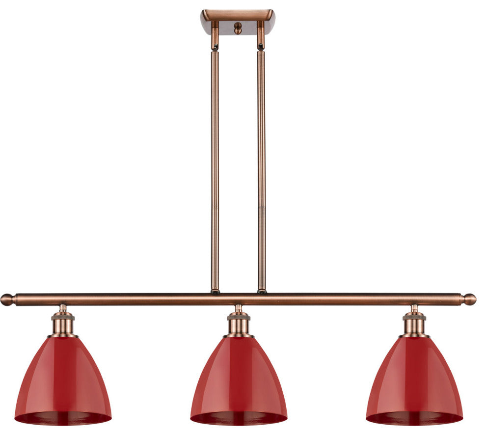 Innovations 516-3I-AC-MBD-75-RD 3 Light Island Light, Antique Copper