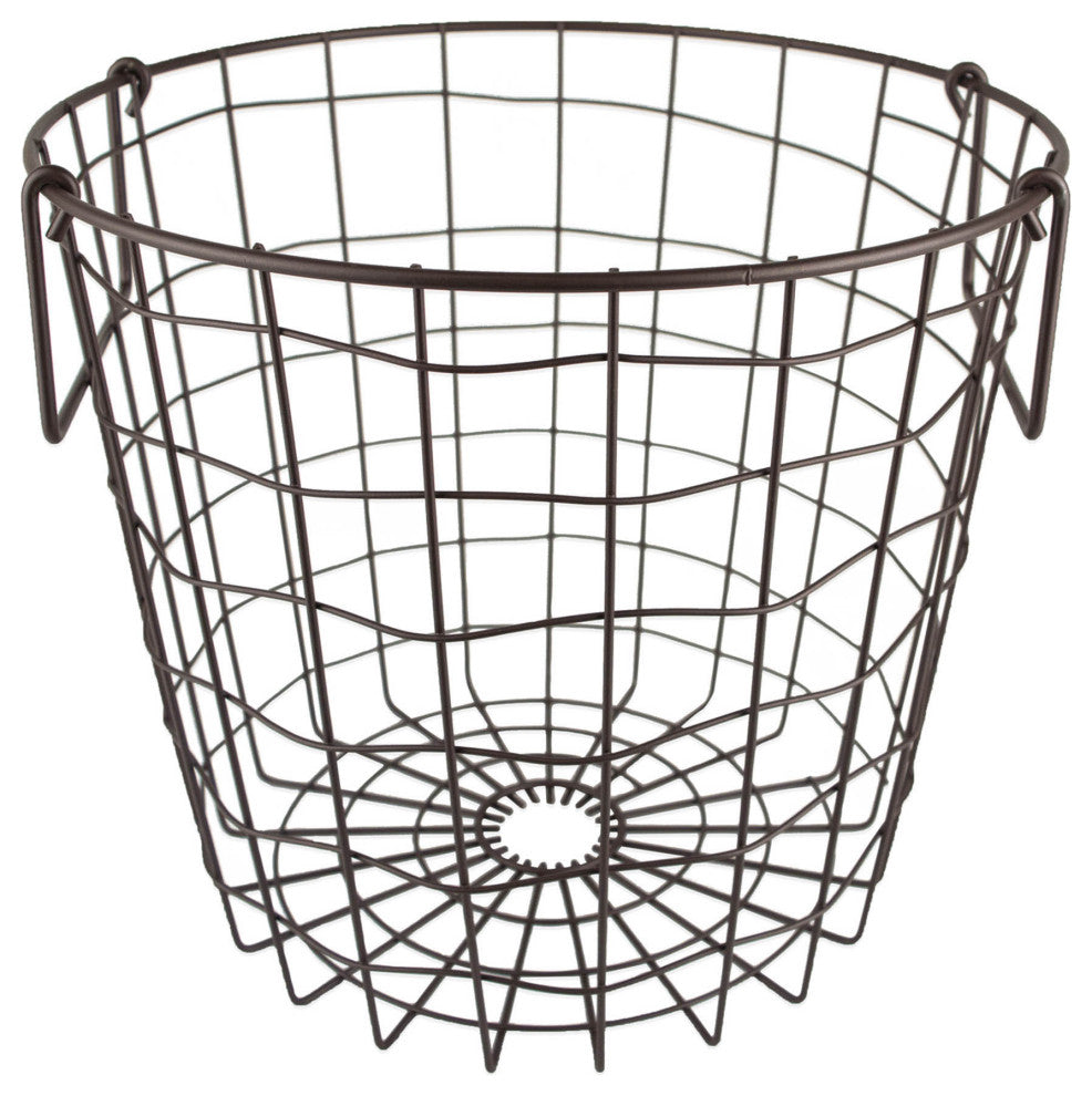 DII Metal Basket Bronze Round Small