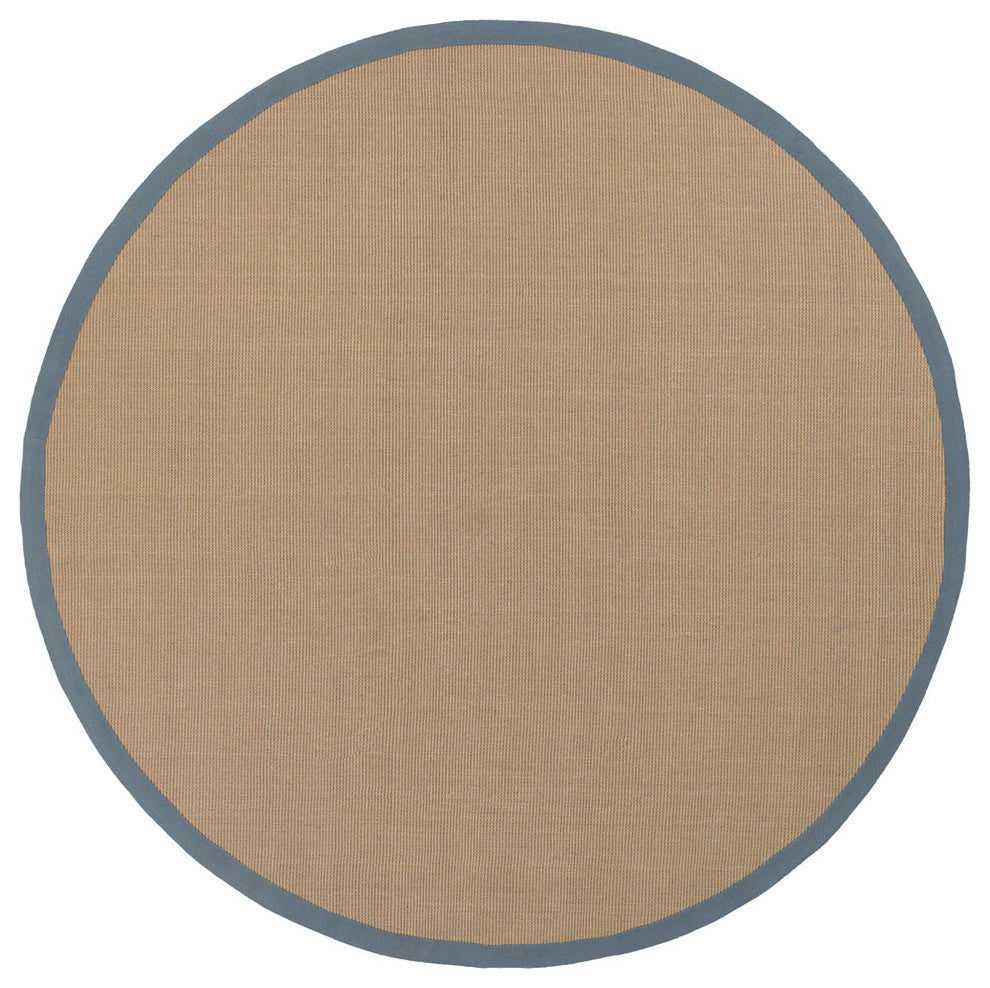 Bay Contemporary Area Rug, Gray, 7'9" Round