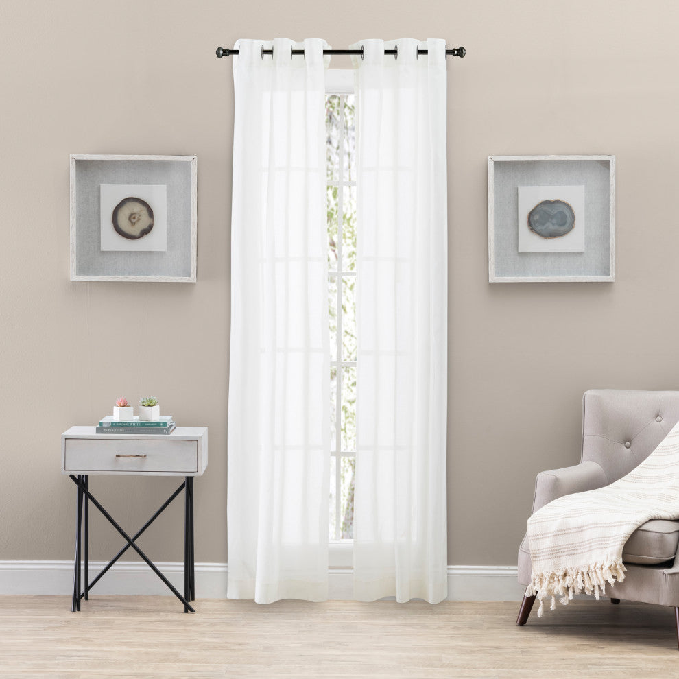 Tranquility 80" x 84" Grommet Panel Pair, Natural