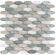 12"x12" Elyptic Brick Imagination Mosaic, Set Of 4, Glenaiden