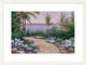 "Floral Breeze" Framed Digital Print by Diane Romanello, 33x25"