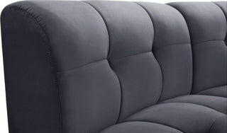 Limitless Velvet Upholstered 15-Piece Modular Sectional, Gray