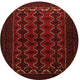 Ahgly Company Indoor Round Traditional Area Rugs, 4' Round
