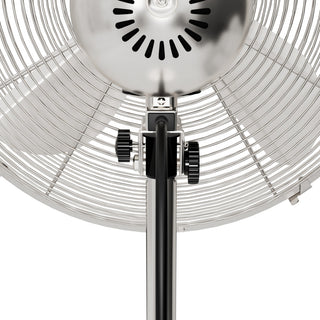 Hunter Classic Brushed Nickel 4-Blade Oscillating 3-speed Standing Fan