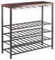 Winsome Wood Michelle Wine Rack With Glass Hanger