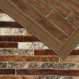 Cowhide Patchwork Rug, Miotaur, Jasper, 10' X 14'