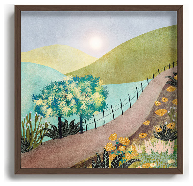Viviana Gonzalez Sunrise In The Mountains Recessed Framing Square