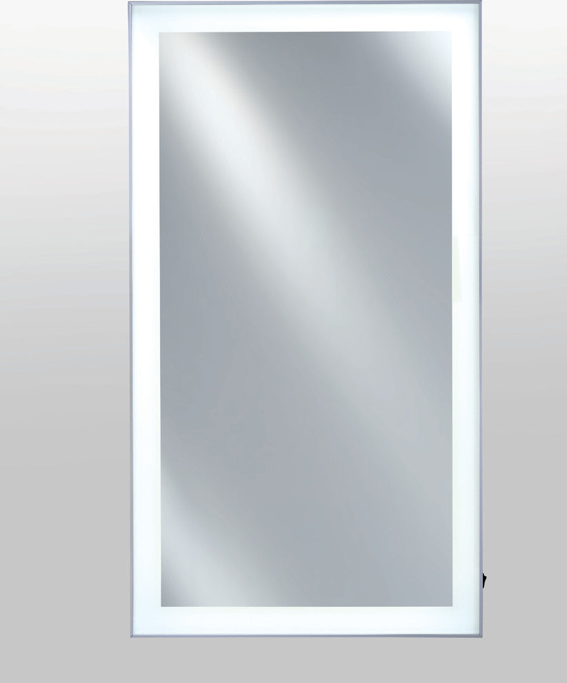 Illume LED Backlit Mirrors With Polished Trim, 24"x36"