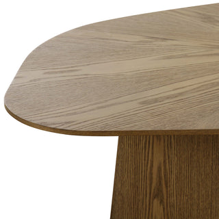 Roche Coffee Table, Brown Ash, Height: 13.7