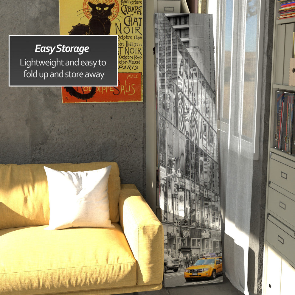 6' Tall Double Sided New York Taxi Room Divider