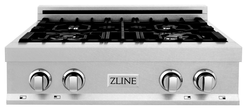 ZLINE 30" Gas Stovetop in Fingerprint Resistant Stainless Steel and Griddle