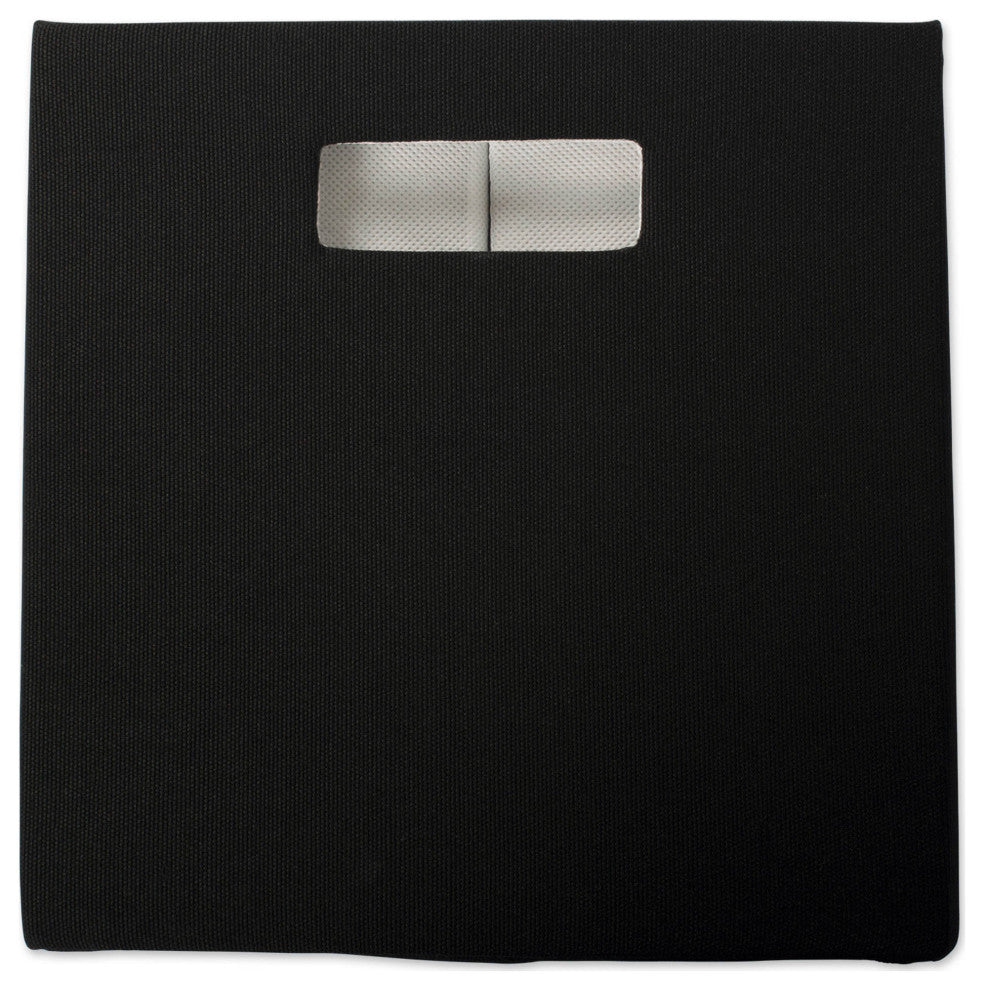 Polyester Cube Solid Black Square 13"x13"x13"