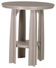 Poly Balcony Table, Weatherwood