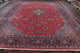 Consigned, Persian Oriental Traditional Vintage Handmade Area Rug, Red, 10x13