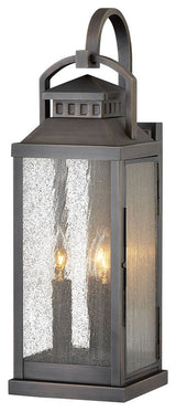 Hinkley Revere Large Wall Mount Lantern, Blackened Brass