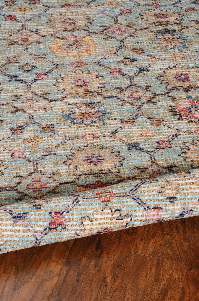 KAS Morris 2225 Spa Hudson Area Rug, 5'x7'