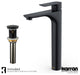 Karran KBF422 1-Hole 1-Handle Vessel Faucet With Pop-up Drain, Matte Black