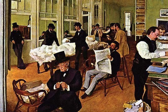 The Cotton Exchange- Canvas Poster 20" x 30"