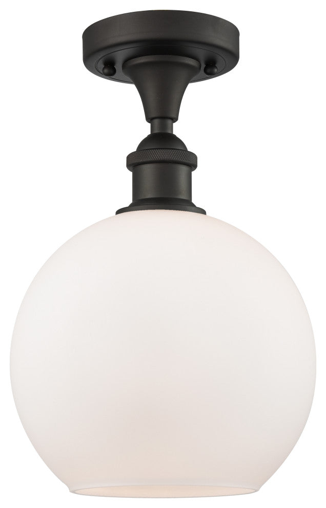 Innovations Lighting 516-1C-OB-G121-8-LED Athens 1 Light 8" Semi-Flush Mount