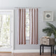 Plaza Stripe Tailored Panel Pair, Brick, 56"x63"