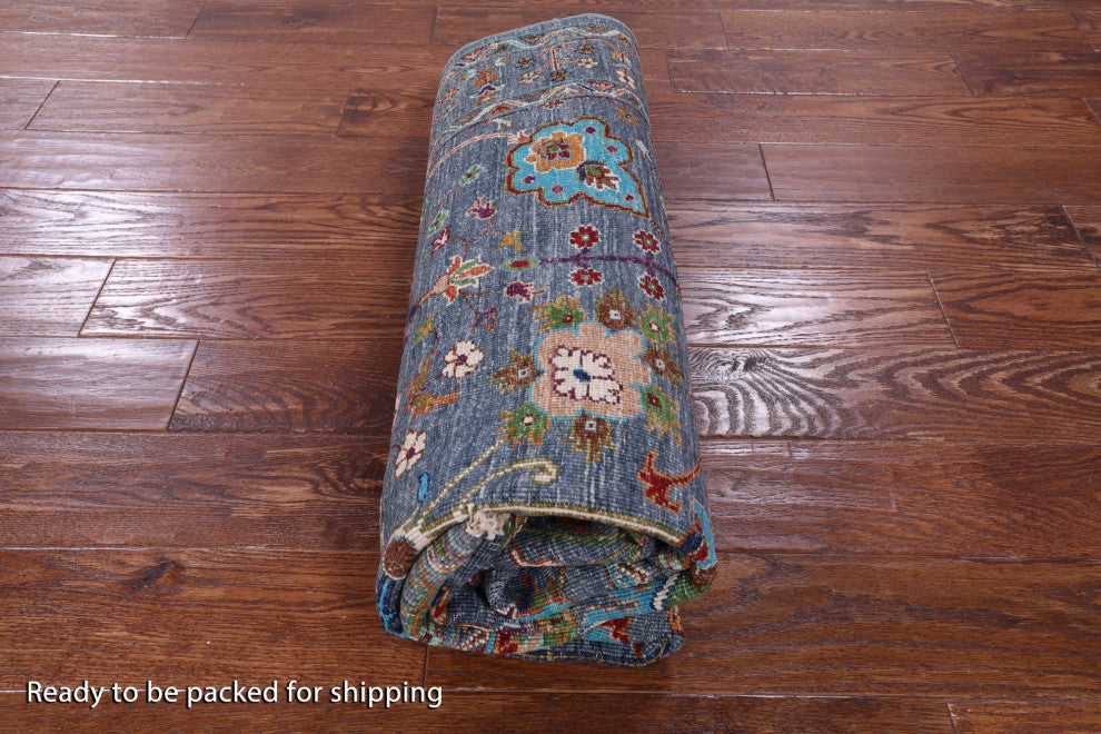 5' 1" X 6' 9" Handmade Persian Tabriz Wool Rug - Q12214