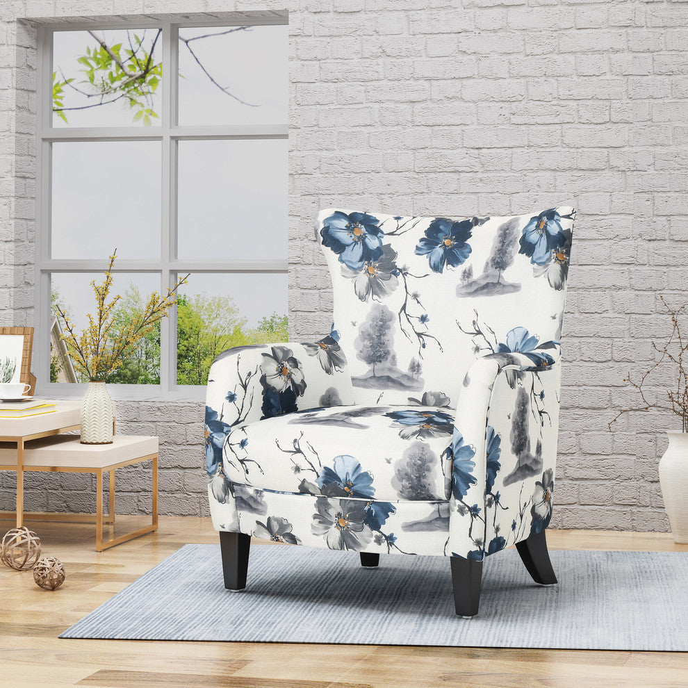 GDF Studio Oliver Contemporary Fabric Upholstered Club Chair