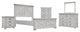 Sunset Trading Crossing Barn Queen 5 Piece Bedroom Set | Wood Panel Bed