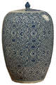 Tea Jar, Blue and White