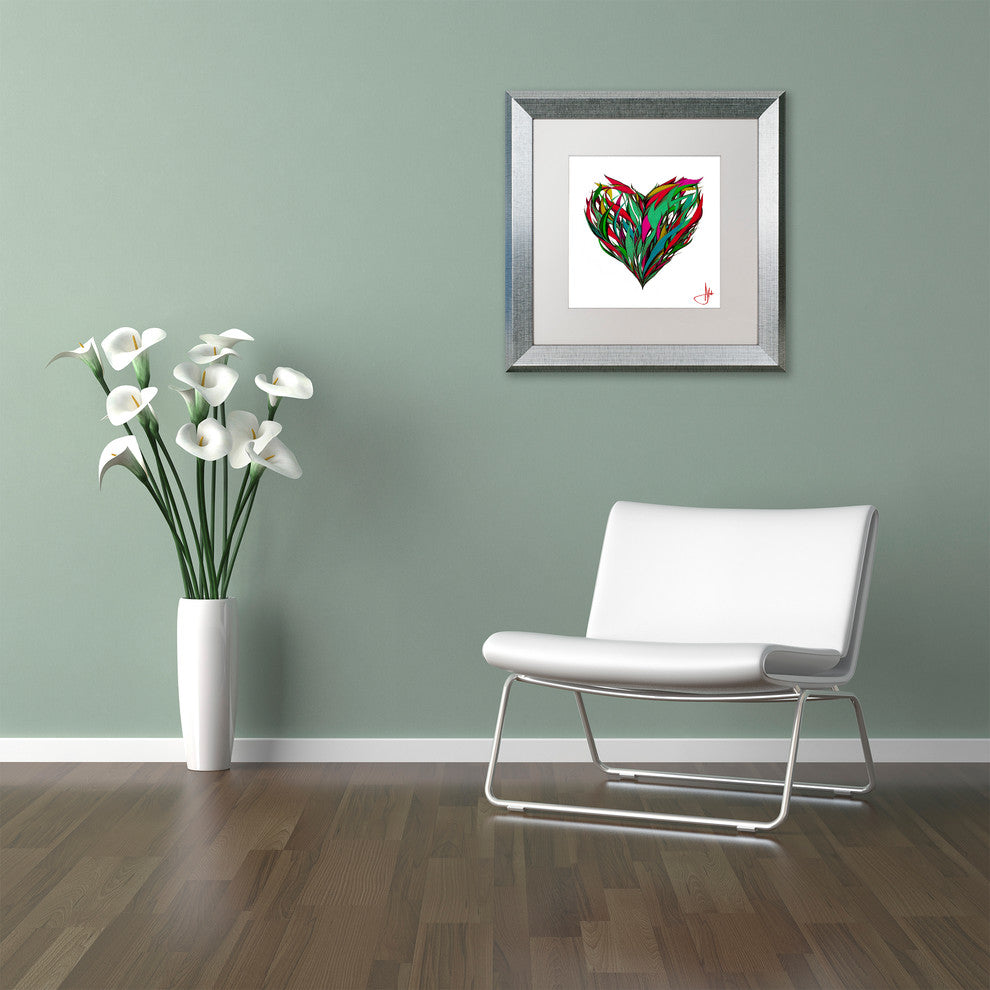 Marc Allante 'Seasons' Art, Silver Frame, White Mat, 16x16