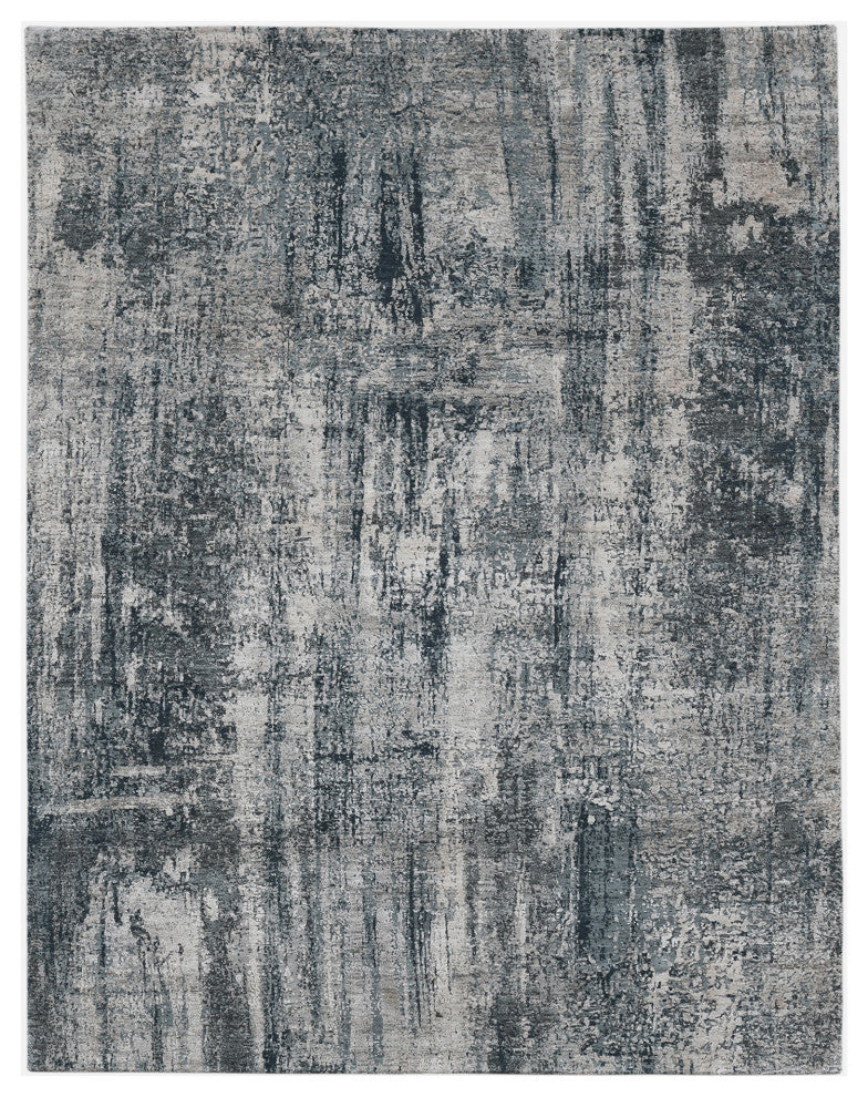 Zenith Area Rug, Graphite, 2' x 3', Abstract