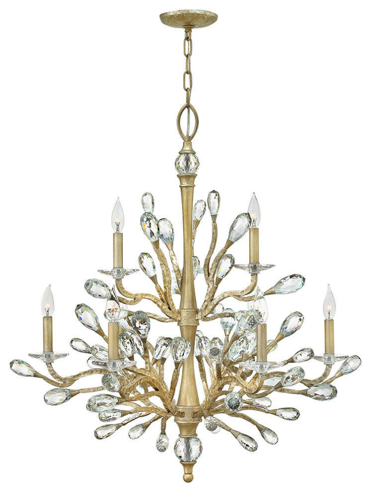 Fredrick Ramond Eve Medium Two Tier, Champagne Gold