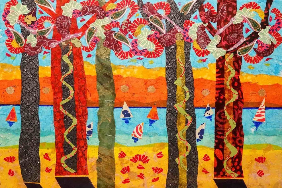 "Idyllic Series 3" Painting Print on Canvas by Lisa Mee