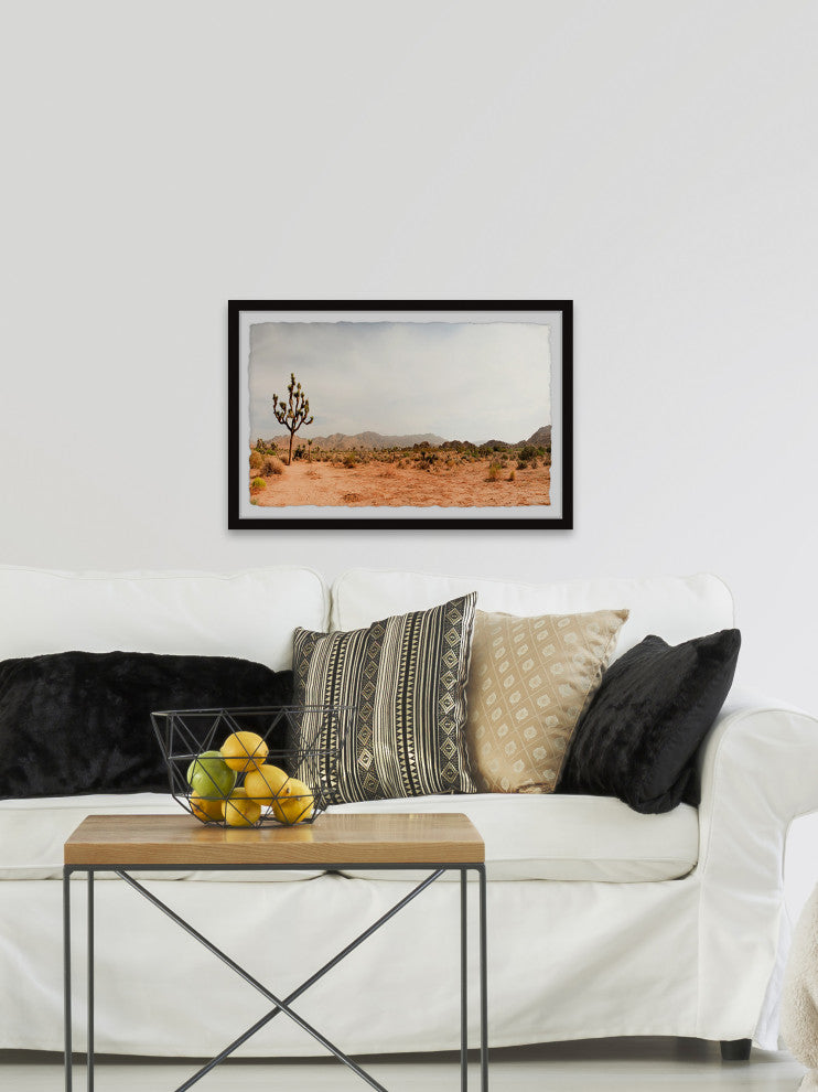 "Into the Desert I Go" Framed Painting Print, 18x12