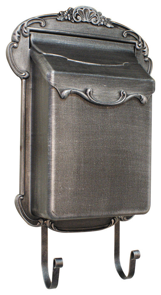 Victoria Vertical Mailbox, Swedish Silver