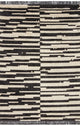 Chris Loves Julia x Loloi Alice Cream/Charcoal 3'-8" x 5'-8" Area Rug