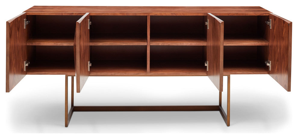 Cube Sideboard, Walnut, Vintage Copper