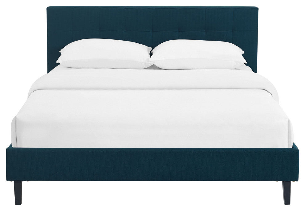 Azure Linnea Queen Fabric Bed