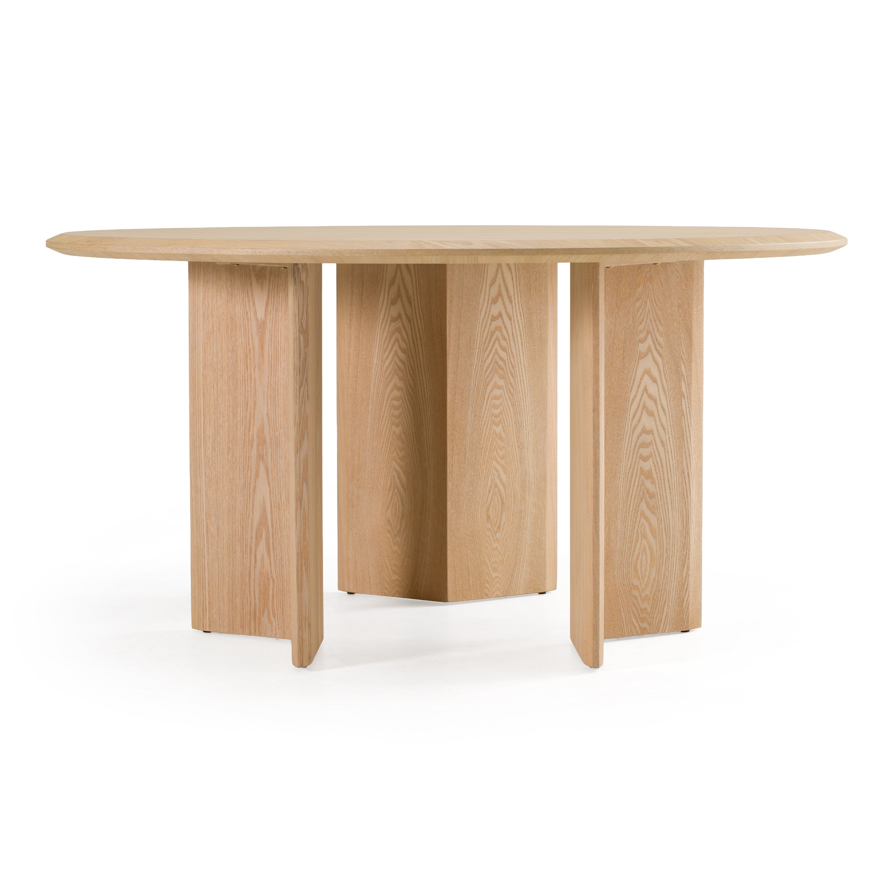 Modrest Masuda Modern Natural Ash Round Dining Table