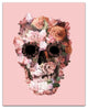 Flower Skull 16x20 Canvas Wall Art