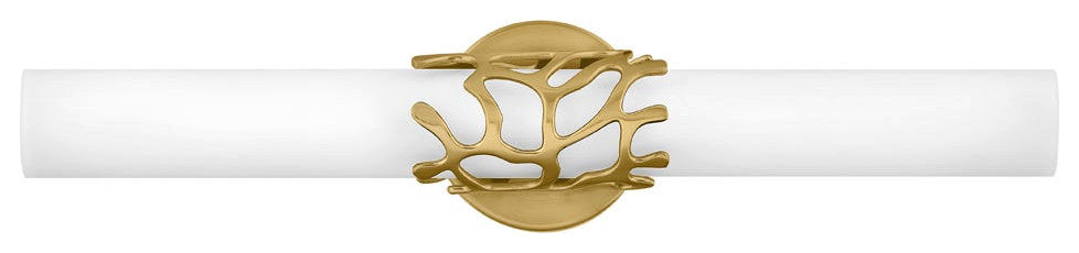 Hinkley Lyra Large Led Vanity, Lacquered Brass