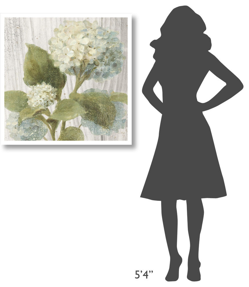 "Scented Cottage Florals IV Crop" Digital Paper Print by Danhui Nai, 32"x32"