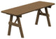 Pressure Treated Pine Traditional Picnic Table, Mushroom Stain, 8 Foot, With Umbrella Hole