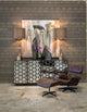 Tanga Table Lamp Matte Antique Brass Finish On Metal Body With Crystal Ball