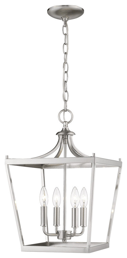 Kennedy 4-Light Satin Nickel Pendant