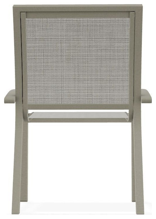 Kendall Sling Stackable Outdoor Dining Chair, Deacon/Storm